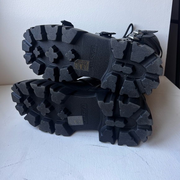 Killstar beelzebub combat goth boots sz 8 - Picture 4 of 5